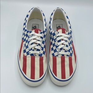 Vans Era 95 DX 'Red Stripes Blue Check Size 11.5 NEW